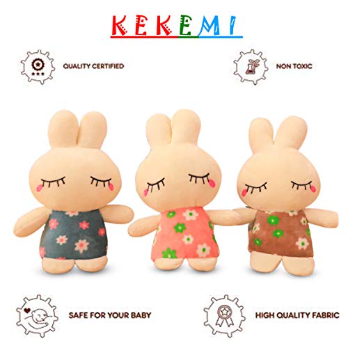 Image of KEKEMI Non-Toxic Hugable Cute Stuff Teddy Bear Soft Toys for Kids /Gift, Size - 7 Inches (Pack of 3)