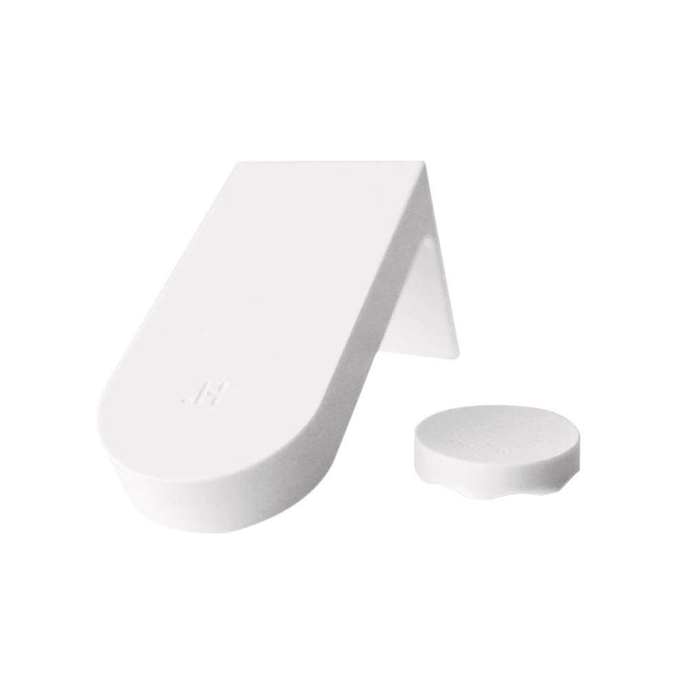 Yardwe - Portasapone magnetico da parete, portasapone, accessori da bagno, colore: bianco
