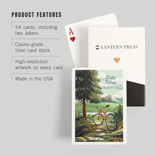 Juego de 52 Cartas de Poker Lake Tahoe miniatura 3