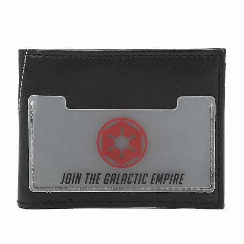 Star Wars Join The Dark Side Men's Black Bifold Wallet