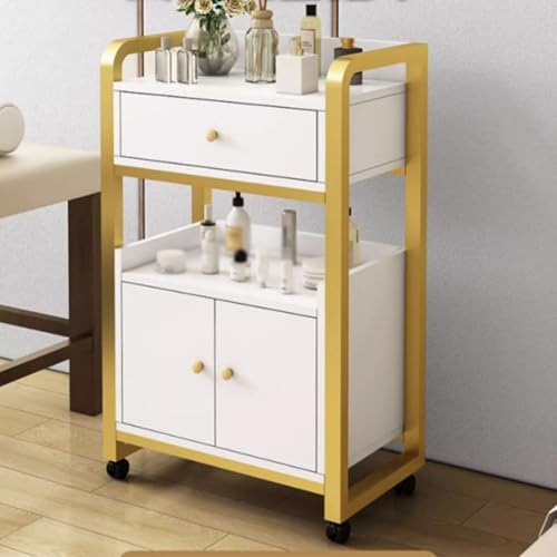 Ruchomy wózek do salonu z szufladami profesjonalny wózek fryzjerski szafka do przechowywania spa organizer na sprzęt kosmetyczny mobilny wózek na przybory kosmetyczne akcesoria do salonu fryzjerskiego