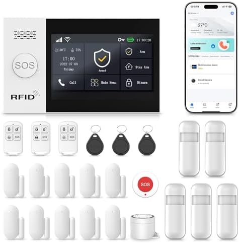 Home Security Systems Alarm System for Home Security GSM/4G+WiFi ...