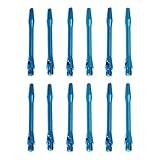 PRETYZOOM 12 Stück Teiliges Aluminium dartschäfte mit Gewinde Leichte Robuste Dartstiele für Softspitzen Langlebiges Dartpfeil zubehör für Verbessertes Spielgefühl