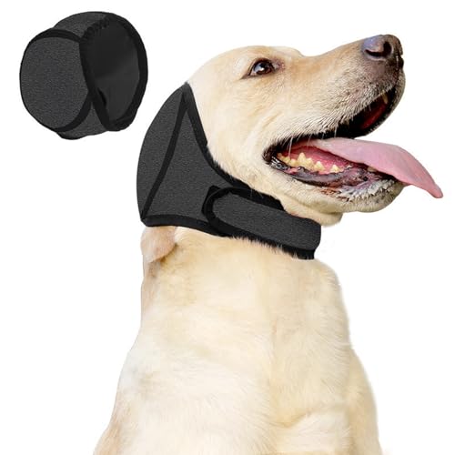 Protège-oreilles réglables pour chien, étanche, chaud, antibruit, confortable, protection contre le bruit pour le toilettage, le bain, la natation