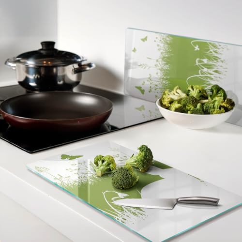 Planche à découper en verre contact alimentaire résistant chaleur - 4