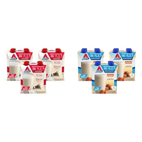 Atkins Vanilla Cream Meal Size Protein Shake 4 unidades miniatura 1