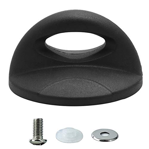 PZRT Universal Pot Lid Replacement Knob Pan Lid Holding Handle Cookware Pot Bakelite Grip Lid Cover Knob 45x74mm, Black