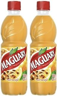 Concentrado para Suco de Maracujá Brasileiro Maguary 1L | Pack of 2 x 1L | Brazilian Concentrated Passion Fruit Juice | Brazil in Texas Bundle