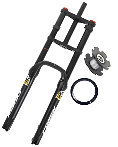 Bici da neve a doppia spalla Sospensione anteriore Forcella: ammortizzatore ad aria, corsa: 180 mm, corsa di inserimento: 150 mm, con funzione di regolazione dello smorzamento, sospensione di blocco.