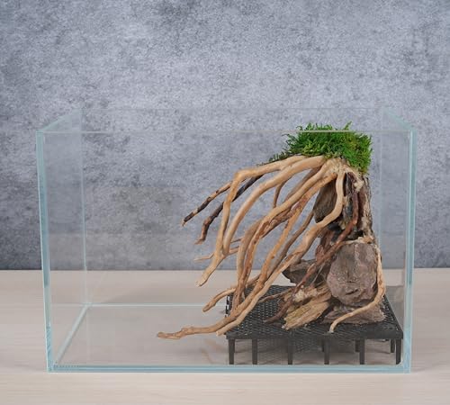 Image of AWXZOM Aquarium Driftwood Centerpiece Aquarium Landscape, Handcrafted Fish Tank hardscape Landscape (style2)