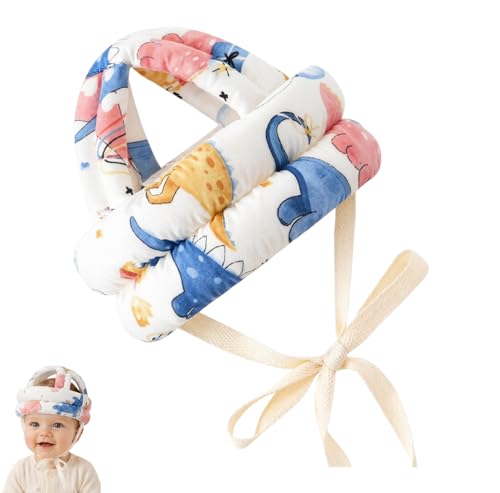 Casco Protector Ajustable Para Bebé Seguridad Antichoque Para Bebés De 6 A 36 Meses, Diseño Transpirable Y Ligero, Fabricado En Algodón Amable Con La Piel, Protector De Cabeza Infantil Con Diseño