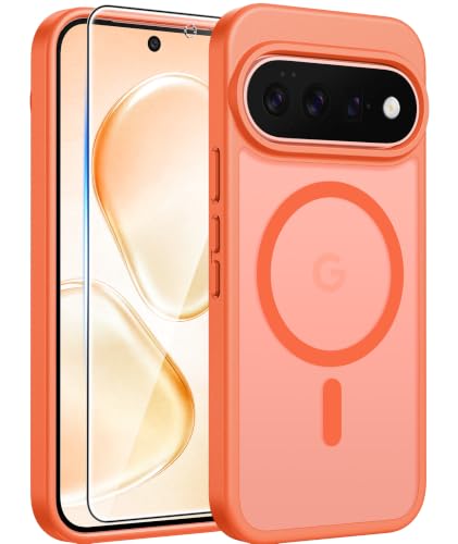 Image of FNTCASE for Google Pixel 11 / Pixel 11 Pro Case Orange: Fit for MagSafe