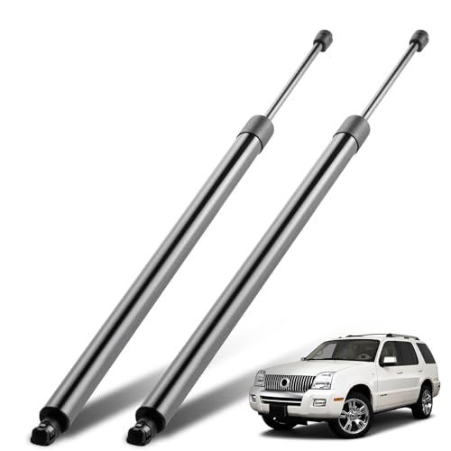 BDFHYK PM3163 12.99in/74.15Lbs (330N) Hood Struts Lift Supports Car Hood Holder Gas Spring Compatible with Mercury Mountaineer 2002-2010 4.0L 4.6L, Compatible with Ram Dakota 2011, Set of 2