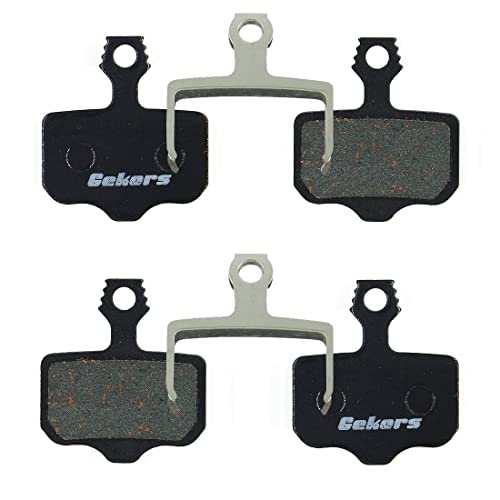 Gekors半金属製自転車用ディスクブレーキパッド、Avid Elixir R/CR / 1/3/5/7/9 / X0 / XX用、2ペア