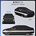 Holthly 10 Schichten Autoabdeckung 100% Wasserdicht Vollgarage Abdeckplane Auto Garage Staubdicht Wasserdicht Autohülle Autoplane Winter & Sommer für Audi A4 A5, BMW 3er Limousine usw. Schwarz C7