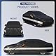Holthly 10 Schichten Autoabdeckung 100% Wasserdicht, Auto Abdeckplane für Vollgarage Regen Sonne Staub UV Schutz. Autoplane Passend für Mercedes CLA, BMW 2er, Audi A3 Limousine. Autogarage Schwarz C6