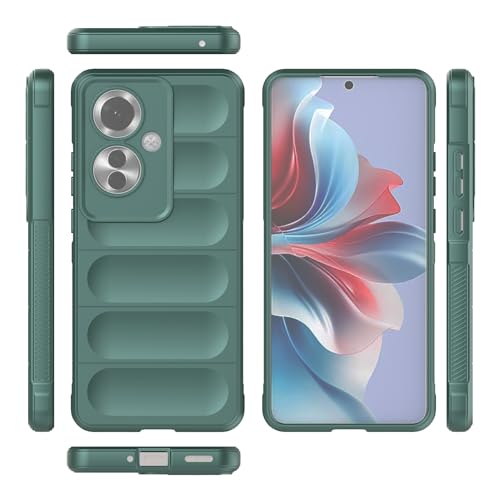 Oppo Reno11 F 5G(CO)ƌ݊̂dbP[X VRP[X XP[X t{fBی ϏՌ Ϗ \tgCi[t@Co[AуP[X 5G(CO)ƌ݊(Green)