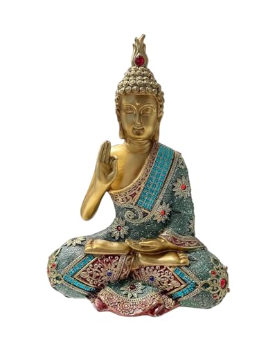 Estatua de Buda decorativa para meditación 9.7 pulgadas