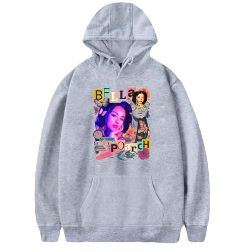 Bella Poarch Logo Classic Hoodie Men Women HipHop Vintage Casual Long Sleeve Hooded Streetwear