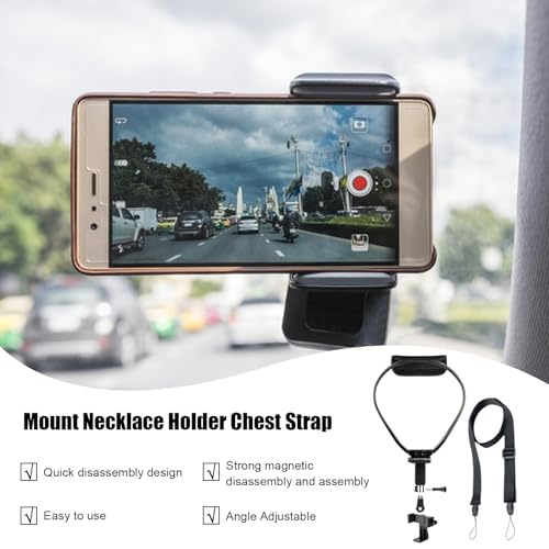 Soporte para teléfono para el cuello resistente y ajustable para gimnasio 2