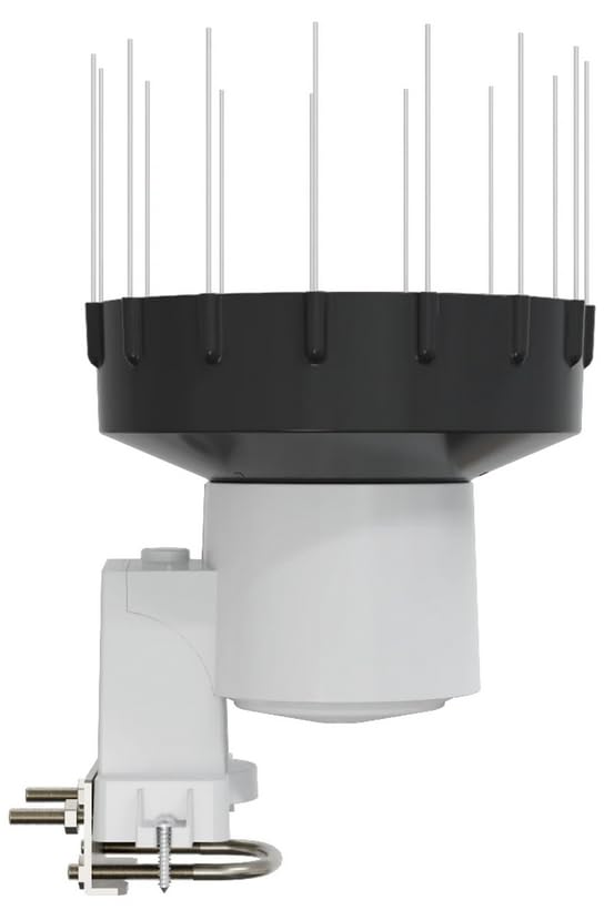 froggit DP80 PRO Drahtloser selbstentleerender Regenmesser-Sensor mit neuen 3,5cm erhöhten Regentrichter inklusive Vogelabwehr
