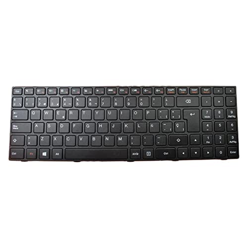 Clavier espagnol rétroéclairé rouge pour éviter la fatigue visuelle