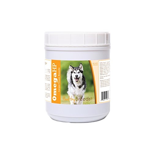 Image of Healthy Breeds Alaskan Malamute Omega HP Fatty Acid Skin and Coat Support Soft Chews 90 Count