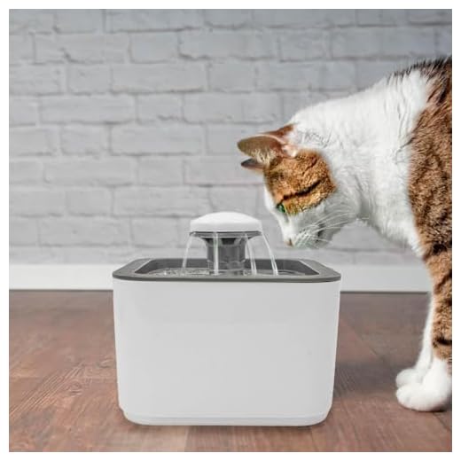 Fonte Bebedouro Automático para Gatos e Cães 2,5L com Filtro, USB Bivolt, Silenciosa e Econômica