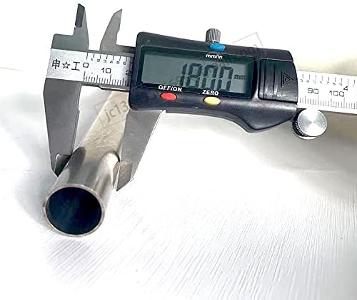 Steel Tube 18mm Stainless steel tube 17mm Steel Tubing 16mm Pipe 15mm Metal Tube 14mm Round Tube 13mm Steel Pipes 12mm water pipe (OD18mmID8mm, L30cm)