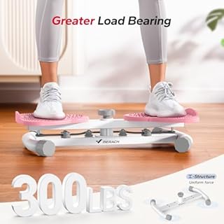 MERACH Waist Twister Machine Exercise, Ab Twist Board with 300 lbs Weight Capacity, Abs Workout for Slim Waist and Core Ab Exercise, Noiseless Home Gym Equipment for Women Men