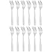 GRÄWE Kuchengabeln 12 Stück, klein aus Edelstahl, 12er Pack Kuchengabel Set, 12-teilig - Serie Königstein