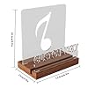 YuanDian Personalised Light up Now Playing Vinyl Record Stand, Now Spinning Record Stand, Wooden Acrylic Holder for Vinyl Album Display Storage, Vinyl Record LED Display Storage #5