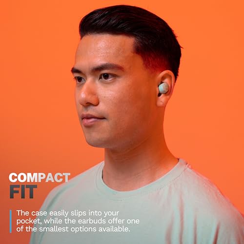 Image of JLab Go Air Pop+, True Wireless Earbuds, Bluetooth Earbuds with Microphone, Dual Connect, EQ3 Sound, Mint Green