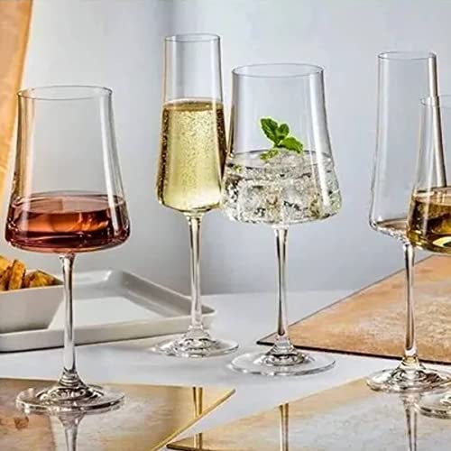 Jogo de Taças de Vinho 6 Peças Taças de Cristal Ecológico 460ml Haus Concept