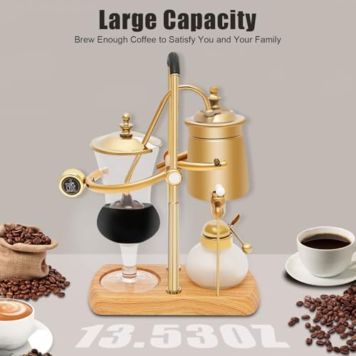 Vintage Balance Syphon ekspres do kawy, próżniowy system parzenia kawy na kemping i do użytku domowego, syfon do specjalnego przygotowywania kawy