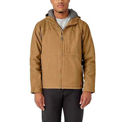 Dickies Men's Duck Canvas High Pile Fleece Lined Jacket