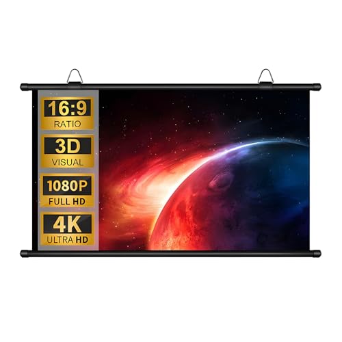 Pantalla de proyector manual 60 pulgadas 16:9