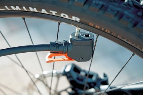 SKS GERMANY MV Easy Pumpenkopf (Ersatz-Ventilkopf für SKS-Standpumpen, für alle Ventiltypen (AV, SV, DV), Feststellhebel, max. Druck: 16 bar / 232 PSI), schwarz