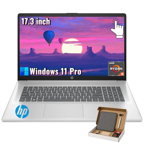 HP 17 ^b`XN[m[gp\R - 17.3C` HD+ K[XN[m[gp\R rWlX/wp Windows 11 Pro AMD Ryzen 5 7430U (ő4.3GHz) AI Copilot Wi-Fi 6 [d