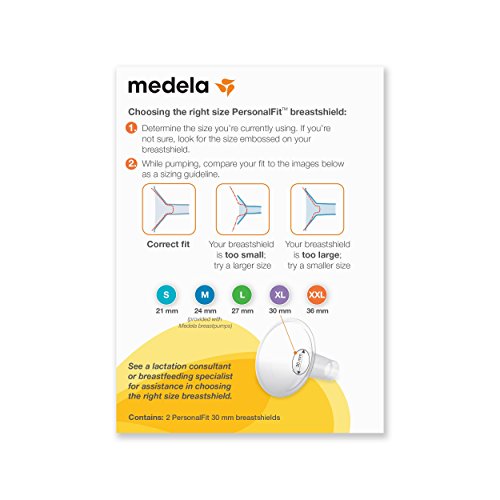 Medela Breast Pump Shields Size Extra Large 30mm Pack 2 miniatura 2