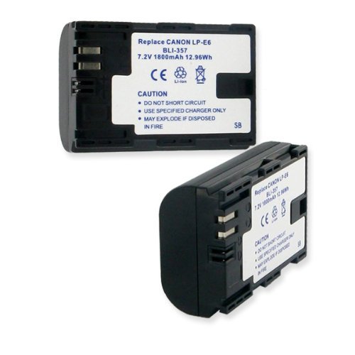 Amazon.com : 1800mA, 7.2V Replacement Li-Ion Battery for Canon LP