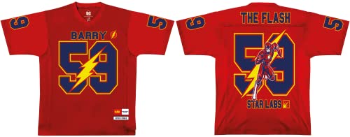 The Flash Star Labs vêtement replica sport baseball rouge taille M homme