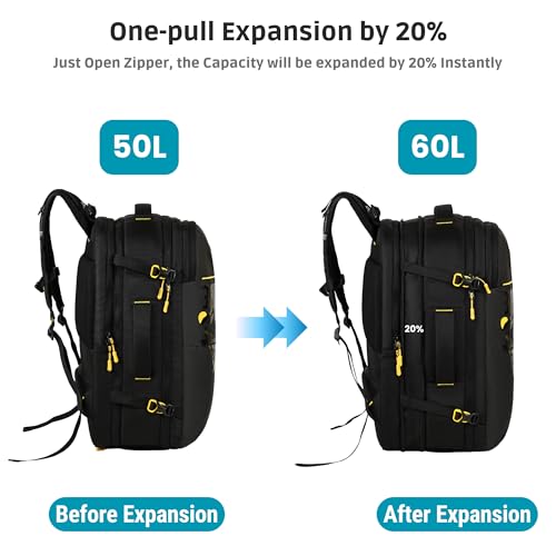 Image of HOT SHOT BAG OVERNIGHTER 0529|LAPTOP BACKPACK|OFFICE & COLLEGE BAG|HIKING TREKKING,TRAVEL BAG|SUITCASE COMPARTMENT|Rain cover|WATER RESISTANT |EXPANDABLE|BAG FOR MEN|60 L LAPTOP BAG FOR MEN AND WOMEN