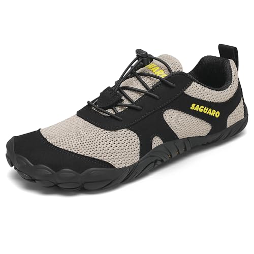 Image of SAGUARO Barefoot Shoes for Men - Wide Toe Box Zero Drop Minimalist Shoes Trail Runner Sneakers