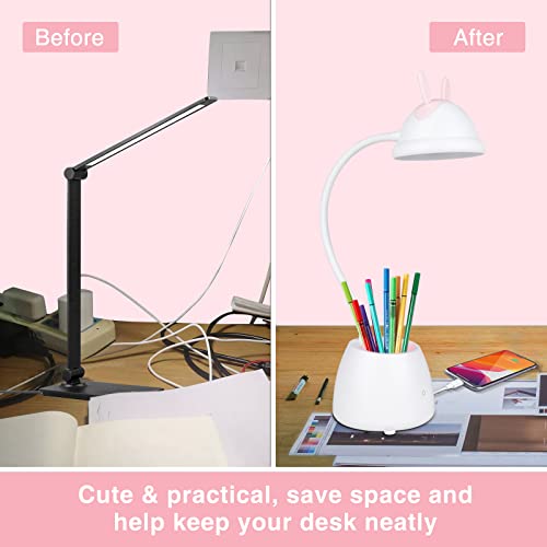 Neporal lampada da scrivania bambini, lampada da