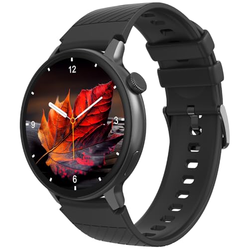 Image of beatXP Evoke Neo 1.43 inch Super AMOLED Display Bluetooth Calling Smart Watch, 466 * 466px, 800 Nits, 60Hz Refresh Rate, 100+ Sports Modes, 24 /7 Health Tracking, AI Voice Assistant, IP67