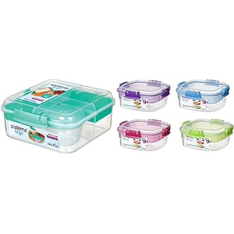Sistema Lonchera Bento Box TO GO con recipiente para yogur/fruta y Snacks TO GO recipiente Cover