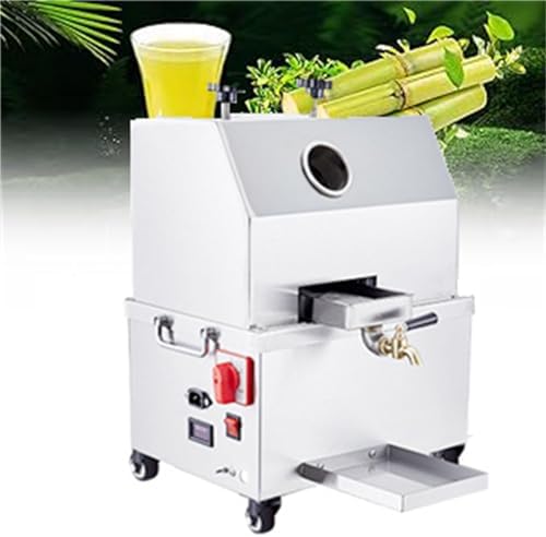 Commercial Electric Sugarcane Juicer Machine - Stainless Steel Press Extractor For Home, Booth & Restaurant Use
