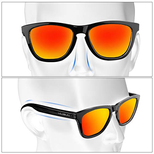 Lunettes de Soleil Polarisées Hommes Femmes Lunettes de Sport Lunettes de Cyclisme, Protection UV 400, Sports de Plein Air Pêche Ski Conduite Conduite Cyclisme Randonnée Camping Golf - Image 7