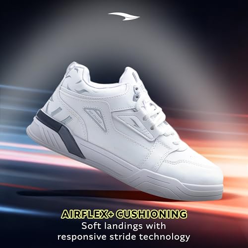 Image of ASIAN Men CHICAGO-11 Stylish Casual Mid Top Sneakers and Trendy Shoes with Laces for Men & Boys | Perfect for Wearing to Outings, and Comfortable All-Day Use, Stylish and Durable